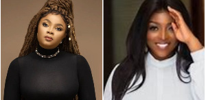 Bimbo Ademoye and Yvonne Okoro