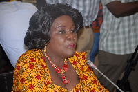 Cecilia Dapaah, former Sanitation and Water Resources Minister