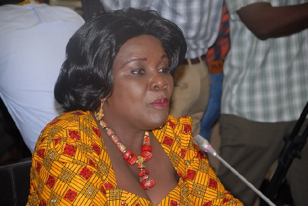 Cecilia Dapaah, former Sanitation and Water Resources Minister