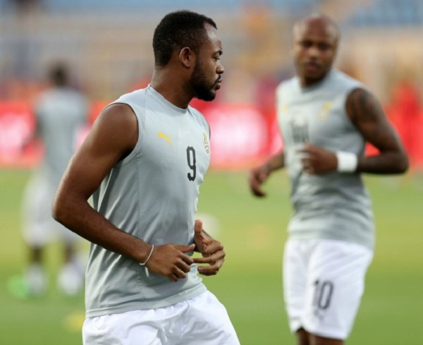 Crystal Palace striker, Jordan Ayew and Dede Ayew (in the background)