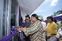 Mrs Rebecca Akufo-Addo commissioning of the newly renovated Osu Government Maternity Home