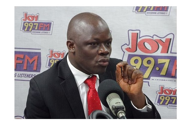 Samson Lardy Anyenini, is host for Joynews' Newsfile program