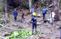 Scene of the Kintampo Waterfalls accident