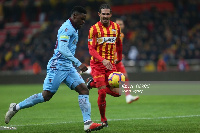 Caleb Ekuban scored an own goal against Basaksehir