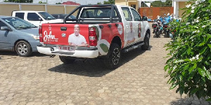 Alhaji Hudu Mogtari donates pick-up