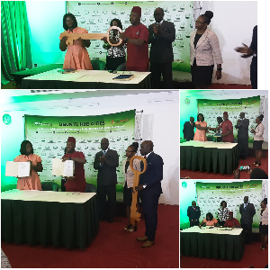 GenCED and African defenders signing an MOU to set up 7th Ubuntu Hub