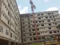 The abandoned maternity block project for the Komfo Anokye Teaching Hospital