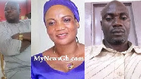 Saharatu Adams Lizy (M) who posed as the daughter of President Akufo-Addo with her other accomplices