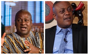 John Dramani Mahama, Former president and Maurice Ampaw