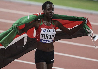 Agnes Tirop of Kenya. Serhat Cagdas/Anadolu Agency via Getty Images