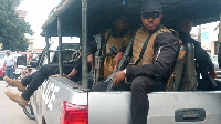 Policemen at the Kumasi High Court