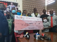 The donation took place at the Ashaiman Municipal Assembly office