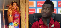 Nina Atalah and Asamoah Gyan