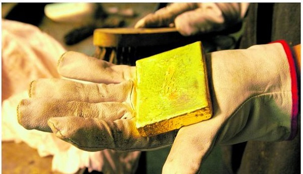 A gold bar