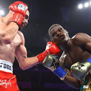 Ramirez knocked down Commey twice in the fight to earn a win