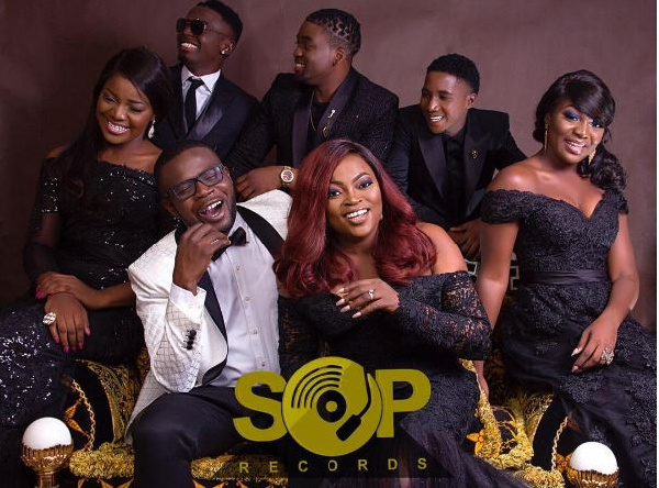 The SOP crew and the creators;Funke Akindele and AbdulRasheed Bello