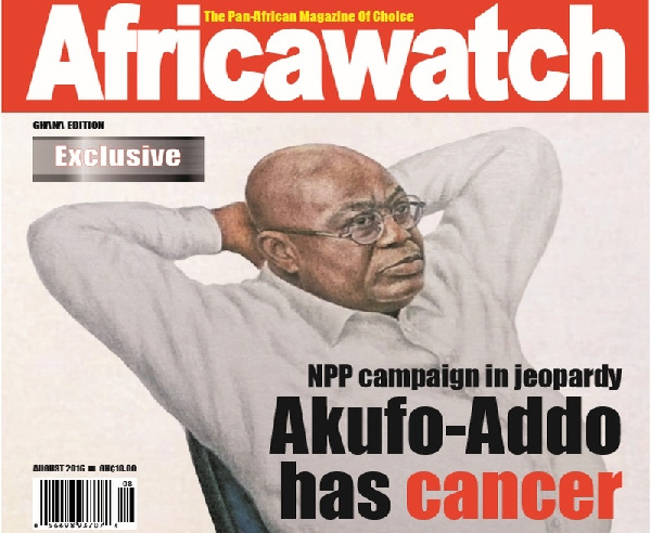 Africawatch publication that alleged Akufo-Addo has cancer