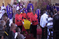 C. K. Tedam was buried in his hometown, Paga in the Kassena-Nankana West District