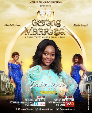 Poster for Venus Film's new movie starring Jackie Appiah, Nadia Buari and Christabel Ekeh