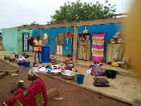 The strong winds ripped off the roofing sheets of 22 houses, two churches, and a filling station.