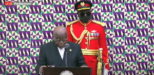 President Akufo-Addo delivering speech