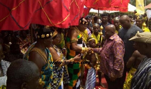 Nana Akufo-Addo made the remarks at the coronation of the Kwahu Obomenghene