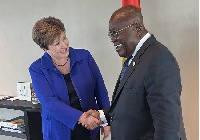 IMF boss, Kristalina Georgieva with President Akufo-Addo at the Munich Security Conference