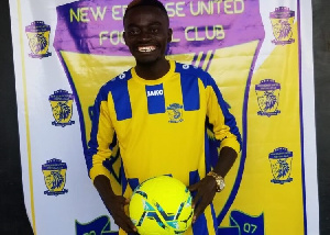 Actor LilWin plays for New Edubiase United