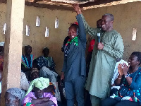 Vice President Kwesi Amissah-Arthur on a campaign tour in the Northern Region