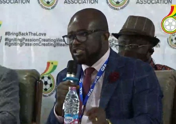 President of the Ghana Football Association, Kurt Okraku