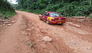 The residents are complaining about the deplorable state of the road