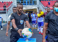 Ghanaian referee Charles Benle Bulu