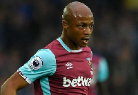 Andre Ayew is yet to exhibit a spectacular performance for West Ham this season