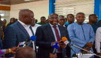 Dr Mahamudu Bawumia visited NABCO to evaluate the interview process