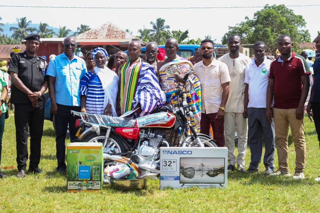 Photo from the Farmers Day event in Atiwa West