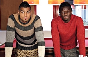 K.P Boateng and Sulley Muntari