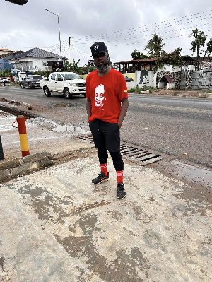 KOD in his Mahama T-shirt