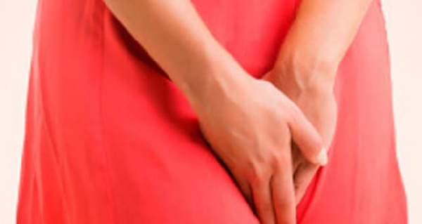 A file photo of a woman in a red dress