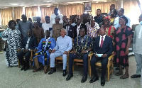 MP for Tema West, Isaac Ashai Odamtten and Assembly Members