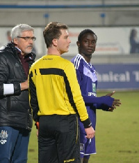 Dauda Mohammed made his appearance for Anderlecht on Sunday