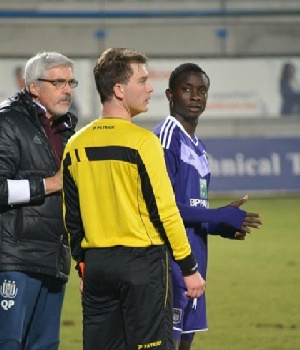 Dauda Mohammed made his appearance for Anderlecht on Sunday