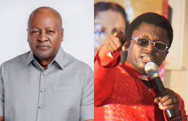 John Mahama and Prophet Ebenezer Adarkwa Yiadom, popularly known as Opambour