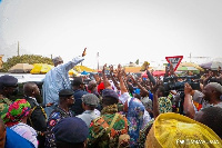 Vice President of Ghana, Dr Mahamudu Bawumia being welcomed