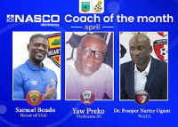 GFA coach of the month nominess