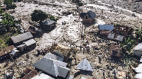 Some parts of Congo which was destroyed by the flood