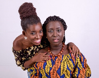 Nana Yaa Ohenewaa Kuffour with Afi Antonio