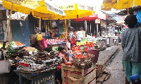 Market women were held outside the market close to four hours before being allowed entry