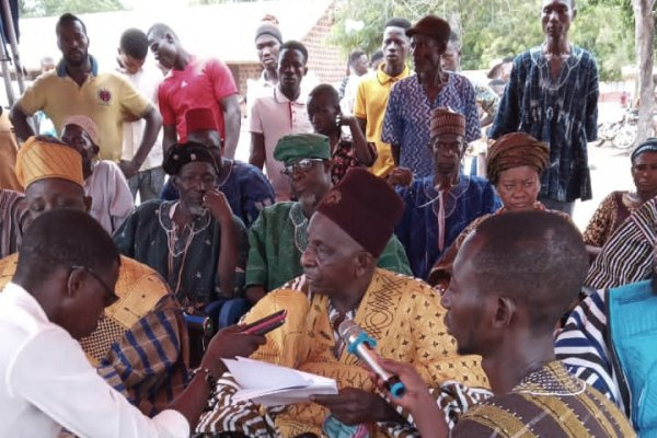 Kuoro Kuri-Buktie Limann Ⅳ, the paramount chief of the Gwollu traditional area