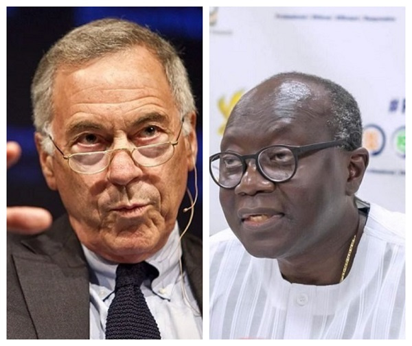 Professor Steve Hanke and Finance Minister, Ken Ofori-Atta