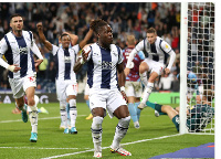 Brandon Thomas-Asante celebrates after scroing a goal | File photo